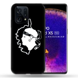 Coque Pour Oppo Find X5 Voyage Corse Noir