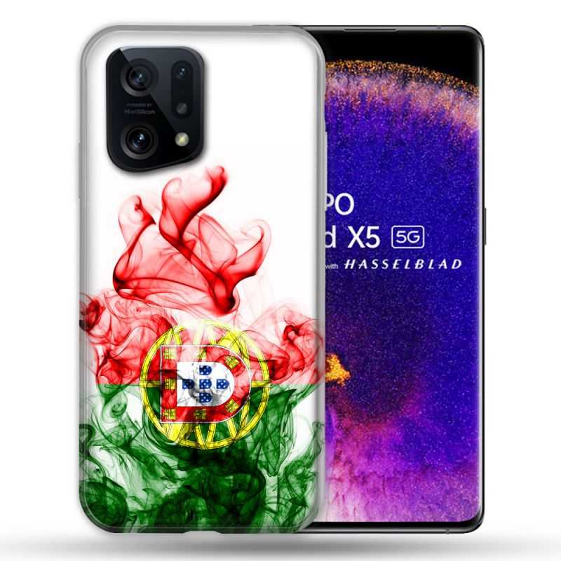 Coque Pour Oppo Find X5 Voyage Portugal Flamme