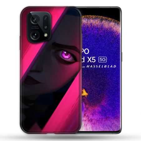 Coque Pour Oppo Find X5 Arcane Jynx Rose