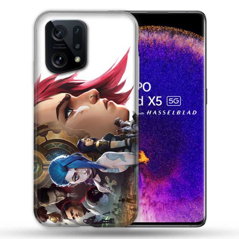 Coque Pour Oppo Find X5 Arcane Jynx Sœur