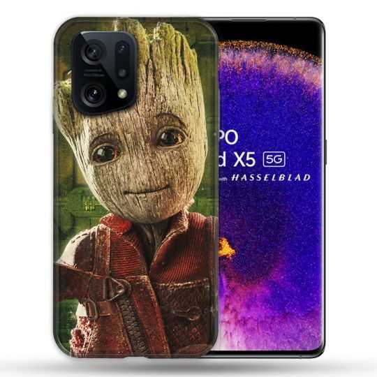 Coque Pour Oppo Find X5 Groot Vert
