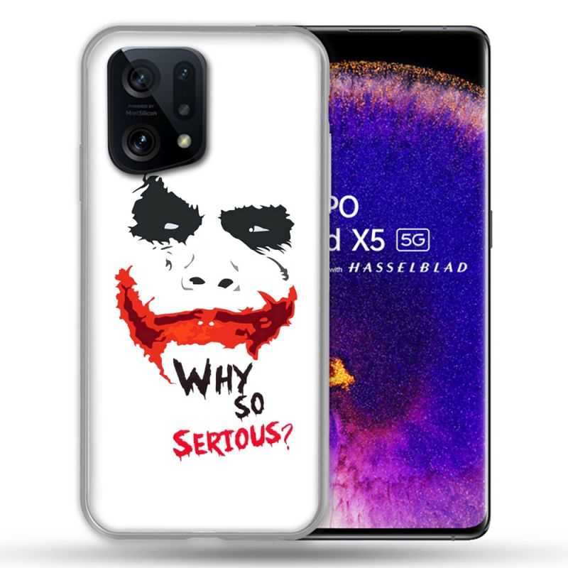 Coque Pour Oppo Find X5 Joker Blanc