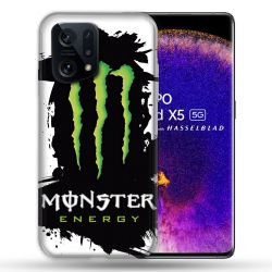 Coque Pour Oppo Find X5 Monster Energy Tache
