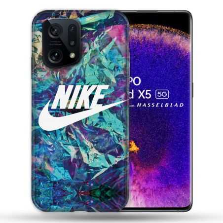 Coque Pour Oppo Find X5 Nike Turquoise