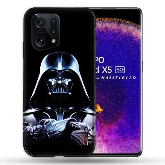Coque Pour Oppo Find X5 Star Wars - Dark Vador Noir