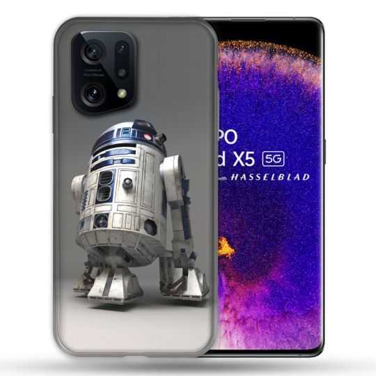 Coque Pour Oppo Find X5 Star Wars - R2D2
