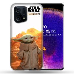Coque Pour Oppo Find X5 Star Wars - Yoda bebe soleil