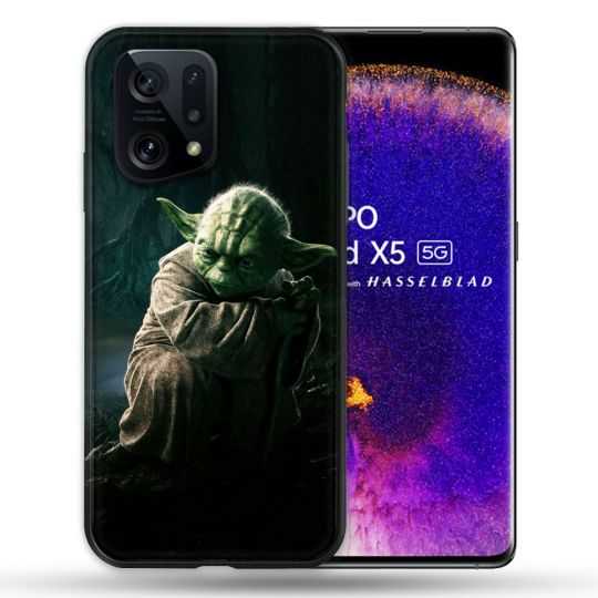 Coque Pour Oppo Find X5 Star Wars - Yoda sombre