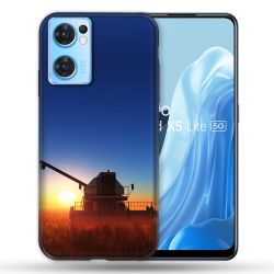 Coque Pour Oppo Find X5 Lite / Reno 7 Agriculture Moissonneuse Soleil