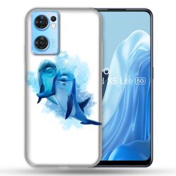 Coque Pour Oppo Find X5 Lite / Reno 7 Animal Dauphin Duo