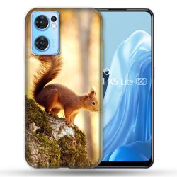 Coque Pour Oppo Find X5 Lite / Reno 7 Animal Ecureuil Bois