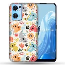 Coque Pour Oppo Find X5 Lite / Reno 7 Animal Koala Pattern