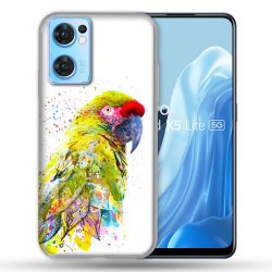 Coque Pour Oppo Find X5 Lite / Reno 7 Animal Perroquet Jaune