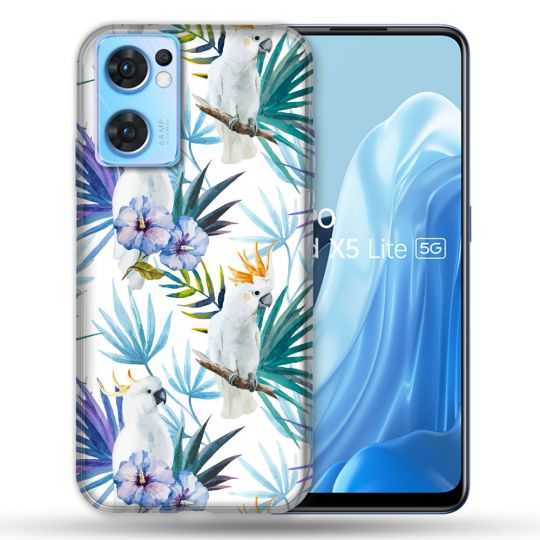 Coque Pour Oppo Find X5 Lite / Reno 7 Animal Perroquet Peinture