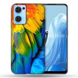 Coque Pour Oppo Find X5 Lite / Reno 7 Animal Perroquet Plume
