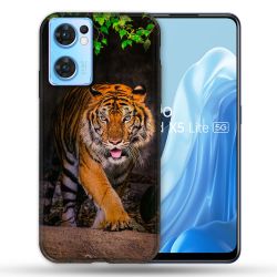 Coque Pour Oppo Find X5 Lite / Reno 7 Animal Tigre Jungle