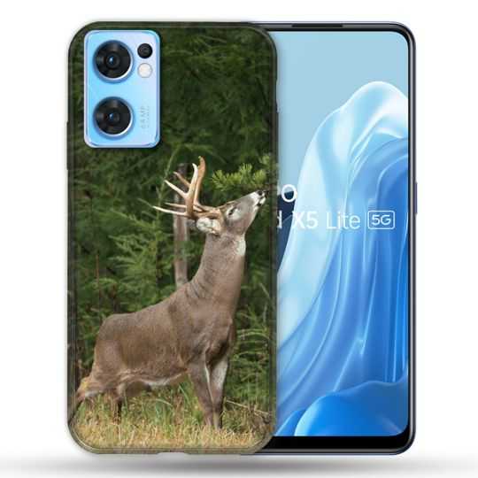 Coque Pour Oppo Find X5 Lite / Reno 7 Chasse Cerf