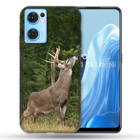 Coque Pour Oppo Find X5 Lite / Reno 7 Chasse Cerf