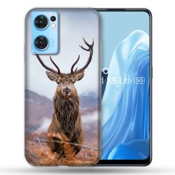 Coque Pour Oppo Find X5 Lite / Reno 7 Chasse Chevreuil Montagne