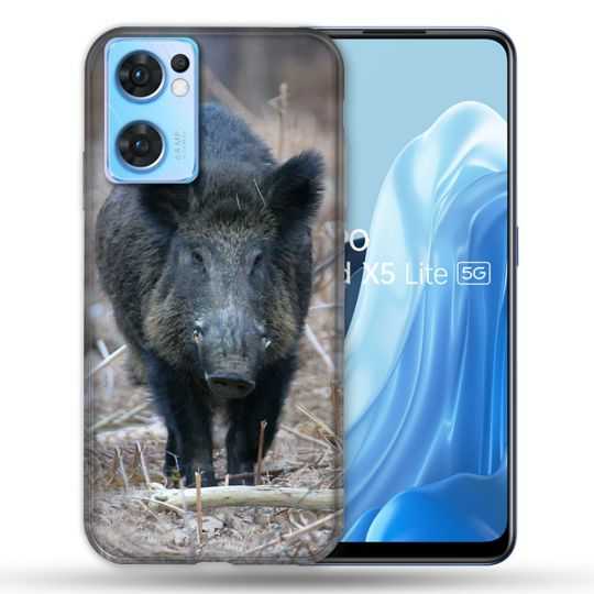 Coque Pour Oppo Find X5 Lite / Reno 7 Chasse Sanglier Pin