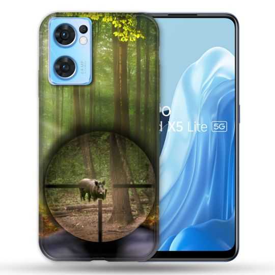 Coque Pour Oppo Find X5 Lite / Reno 7 Chasse Sanglier Viseur