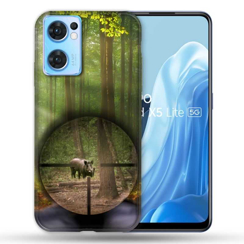 Coque Pour Oppo Find X5 Lite / Reno 7 Chasse Sanglier Viseur