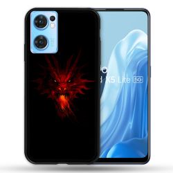 Coque Pour Oppo Find X5 Lite / Reno 7 Fantastique Dragon Feu