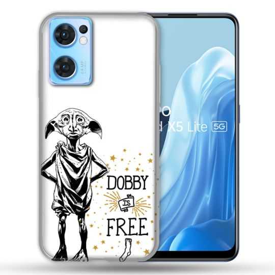 Coque Pour Oppo Find X5 Lite / Reno 7 Harry Potter Dobby Free Blanc
