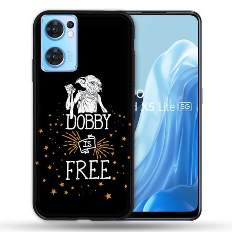 Coque Pour Oppo Find X5 Lite / Reno 7 Harry Potter Dobby Free Noir