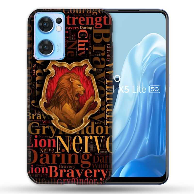 Coque Pour Oppo Find X5 Lite / Reno 7 Harry Potter Griffondor