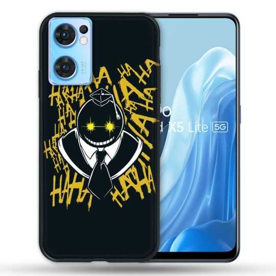Coque Pour Oppo Find X5 Lite / Reno 7 Manga Assassination Classroom Kuro Noir