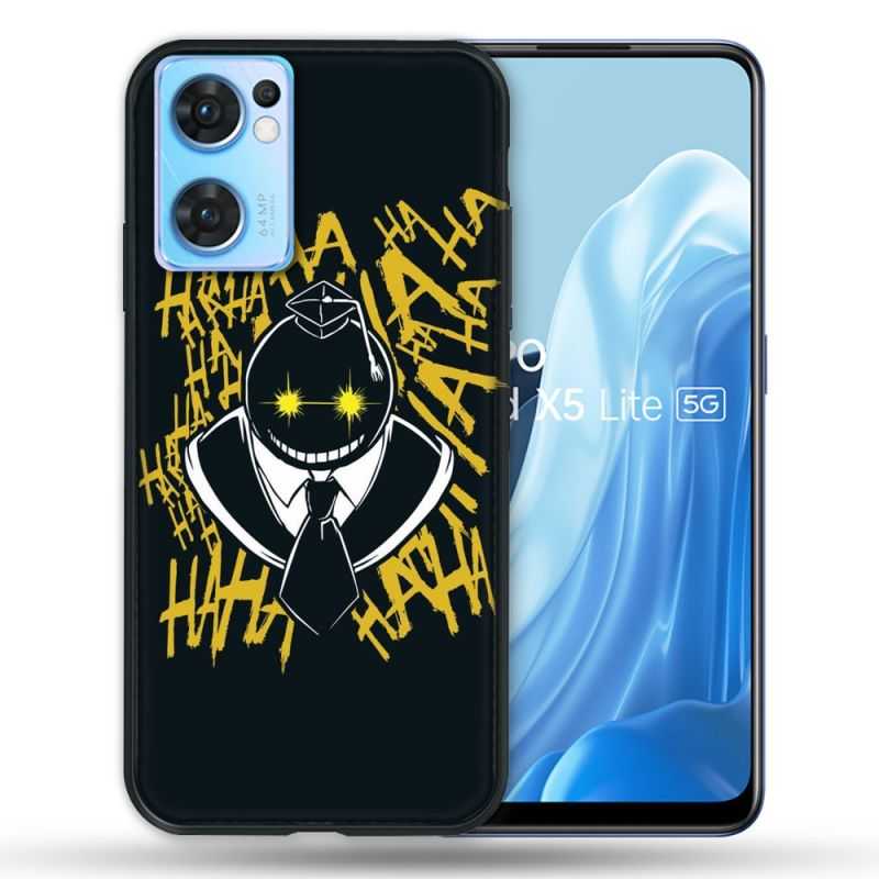 Coque Pour Oppo Find X5 Lite / Reno 7 Manga Assassination Classroom Kuro Noir