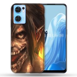 Coque Pour Oppo Find X5 Lite / Reno 7 Manga Attaque Titans Eren Titan