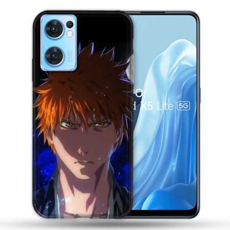 Coque Pour Oppo Find X5 Lite / Reno 7 Manga Bleach Ichigo