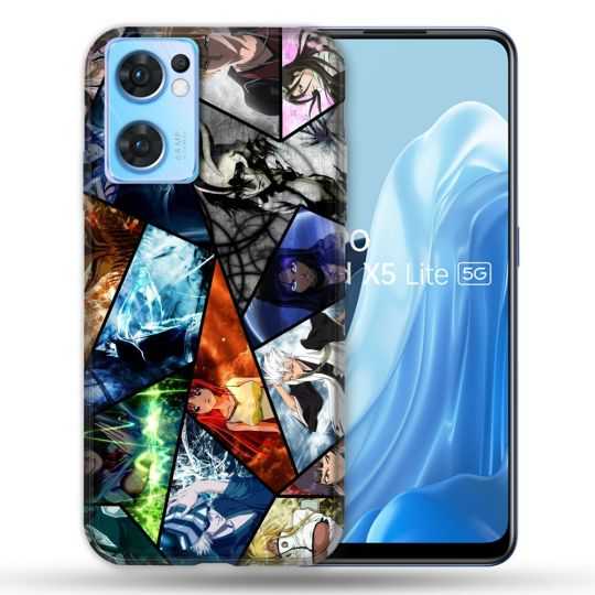 Coque Pour Oppo Find X5 Lite / Reno 7 Manga Bleach Pele Mele