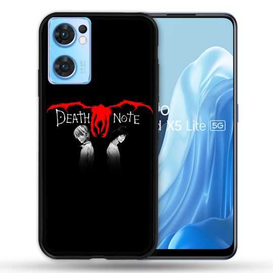 Coque Pour Oppo Find X5 Lite / Reno 7 Manga Death Note Noir