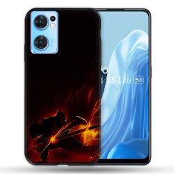 Coque Pour Oppo Find X5 Lite / Reno 7 Manga Demon Slayer Electric