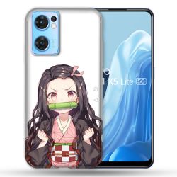 Coque Pour Oppo Find X5 Lite / Reno 7 Manga Demon Slayer Nezuko