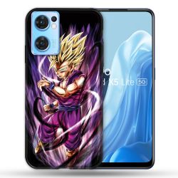 Coque Pour Oppo Find X5 Lite / Reno 7 Manga Dragon Ball Sangohan Violet