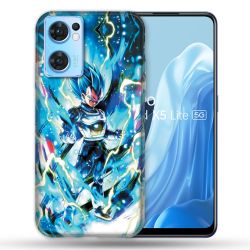 Coque Pour Oppo Find X5 Lite / Reno 7 Manga Dragon Ball Vegeta Bleu