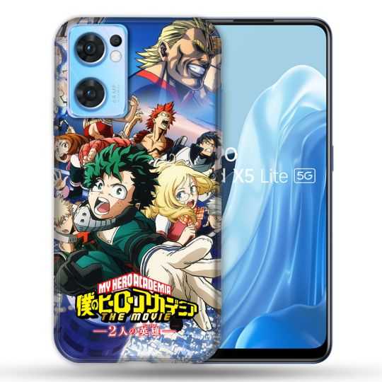 Coque Pour Oppo Find X5 Lite / Reno 7 Manga My Hero Academia Affiche