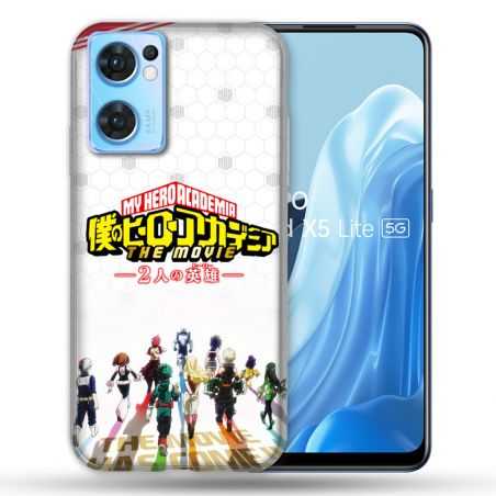 Coque Pour Oppo Find X5 Lite / Reno 7 Manga My Hero Academia Blanc