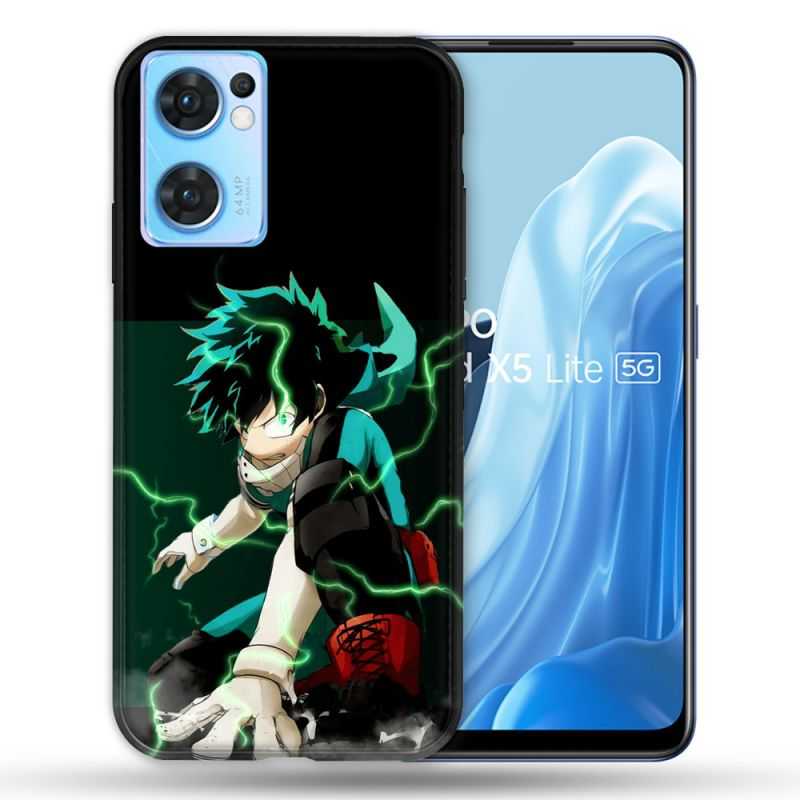 Coque Pour Oppo Find X5 Lite / Reno 7 Manga My Hero Academia Deku