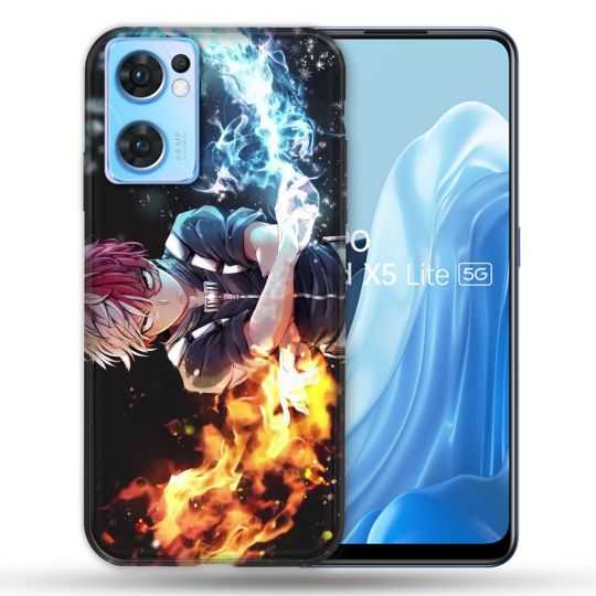 Coque Pour Oppo Find X5 Lite / Reno 7 Manga My Hero Academia Shoto