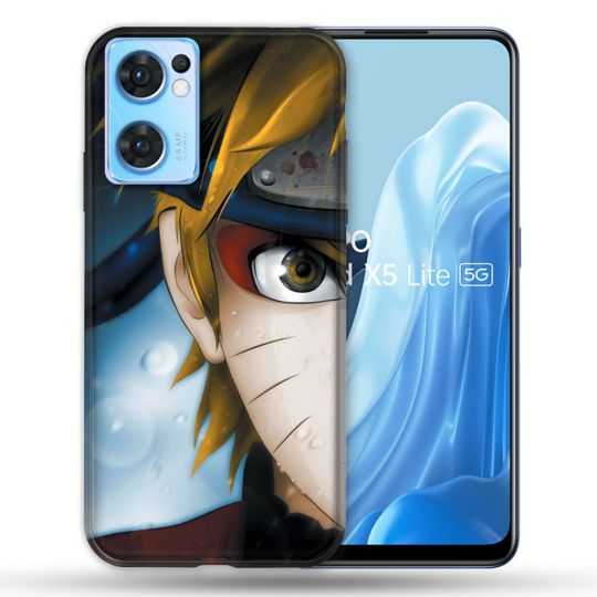 Coque Pour Oppo Find X5 Lite / Reno 7 Manga Naruto Blanc