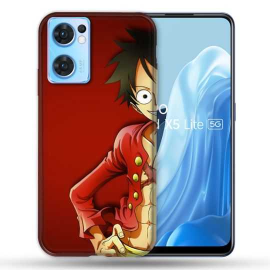 Coque Pour Oppo Find X5 Lite / Reno 7 Manga One Piece Luffy