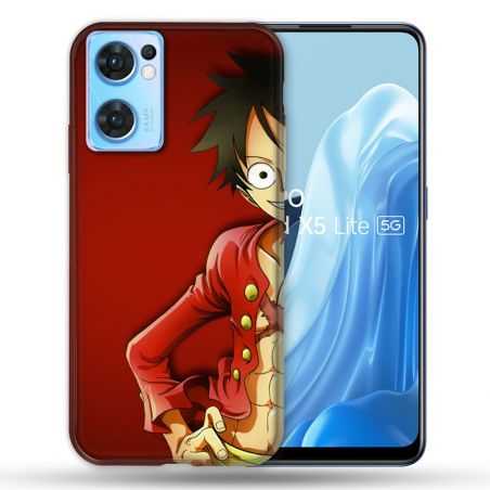 Coque Pour Oppo Find X5 Lite / Reno 7 Manga One Piece Luffy