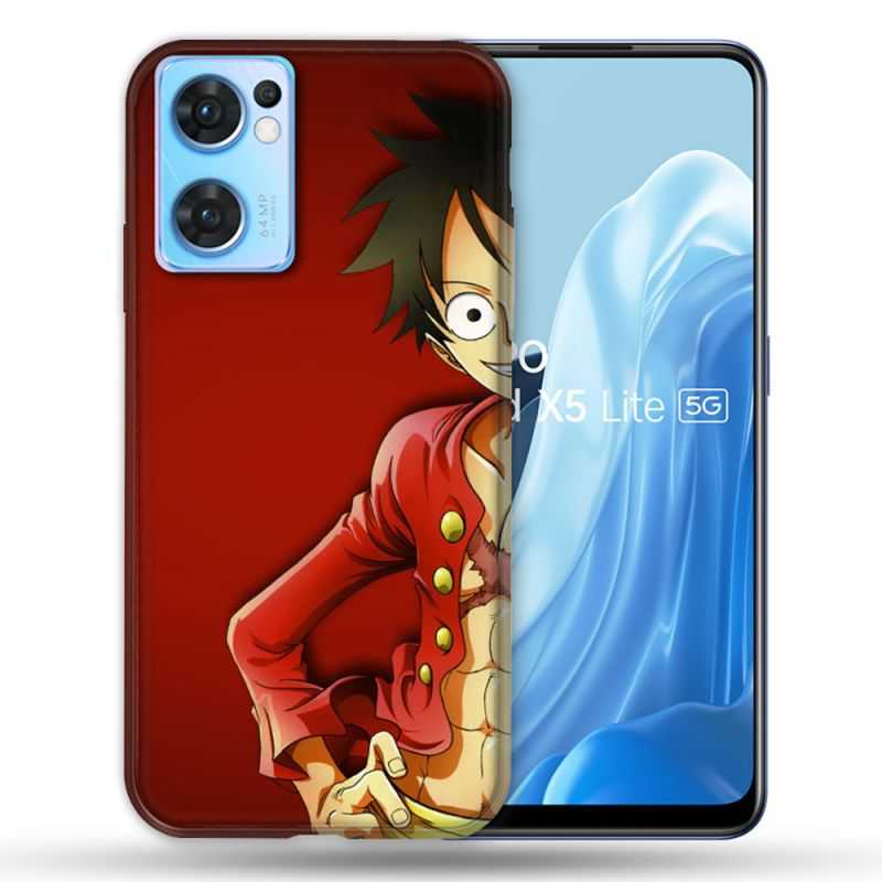 Coque Pour Oppo Find X5 Lite / Reno 7 Manga One Piece Luffy