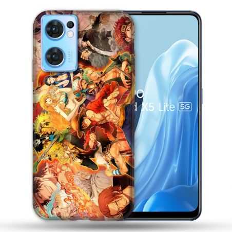 Coque Pour Oppo Find X5 Lite / Reno 7 Manga One Piece Nakama