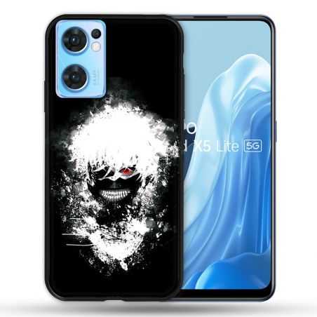 Coque Pour Oppo Find X5 Lite / Reno 7 Manga Tokyo Ghoul Kaneki Tag